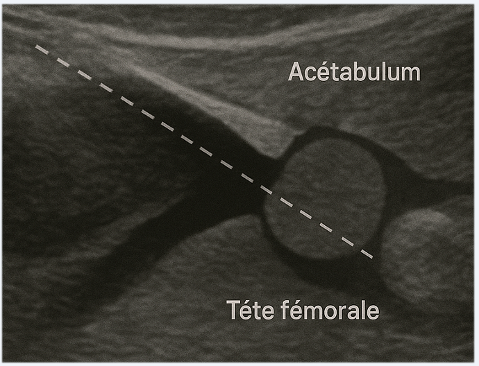 image description echographie hanche