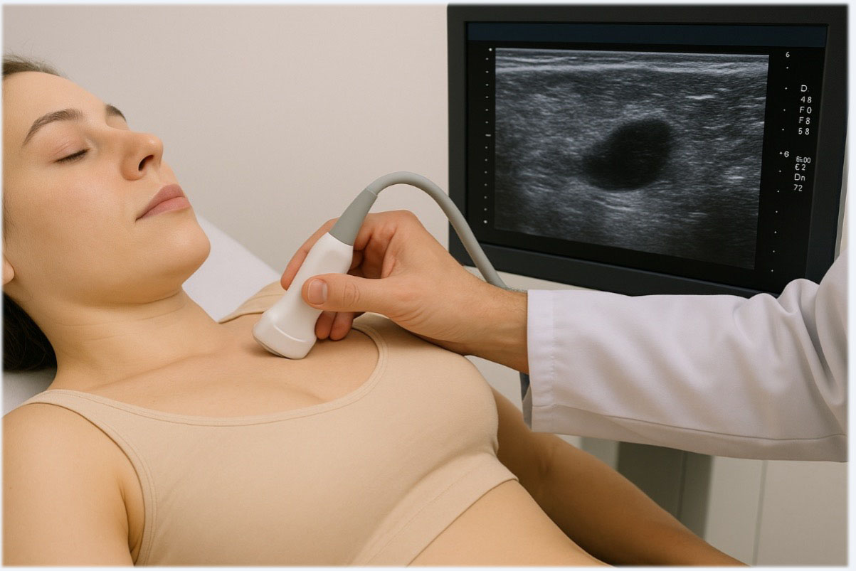 image echographie mammaire