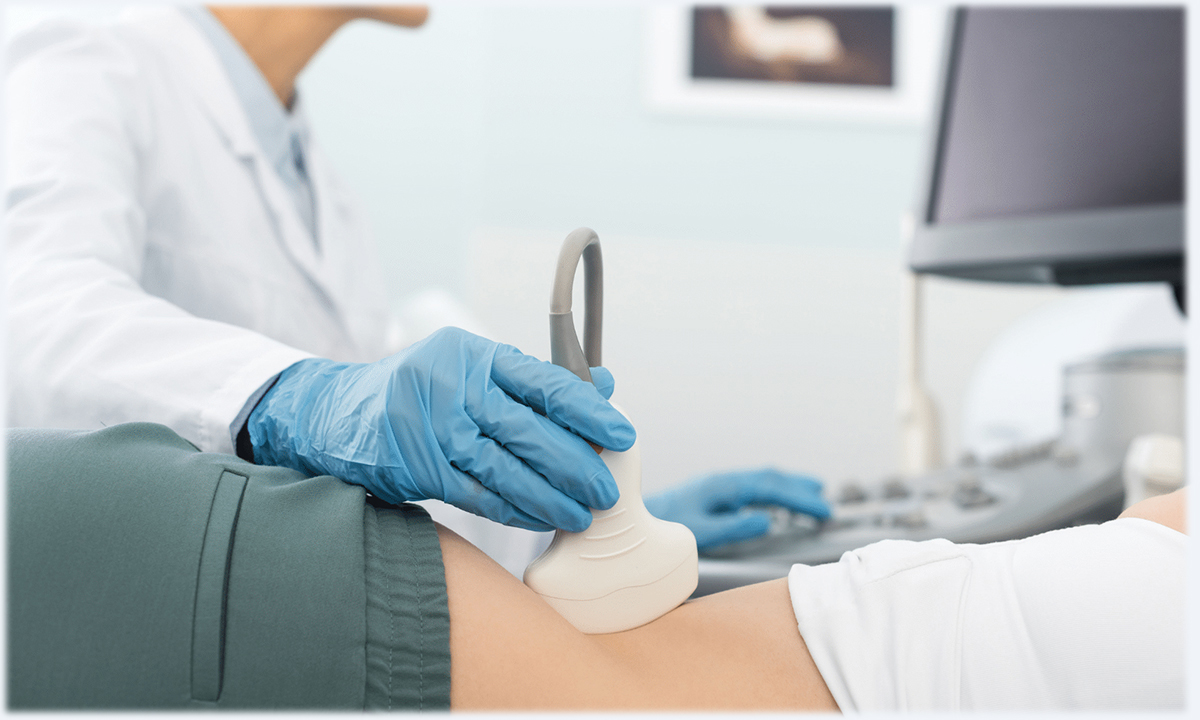 image echographie pelvienne