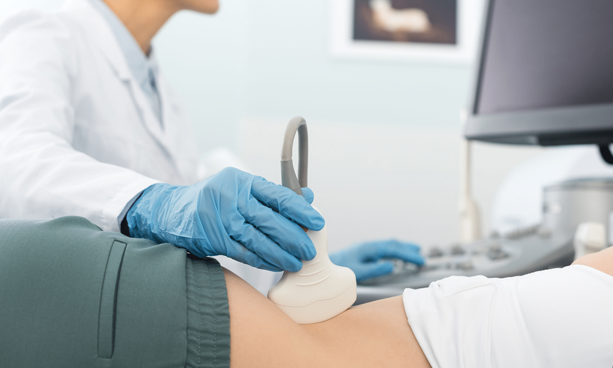 image echographie pelvienne