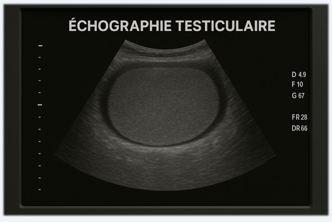 image description echographie testiculaire